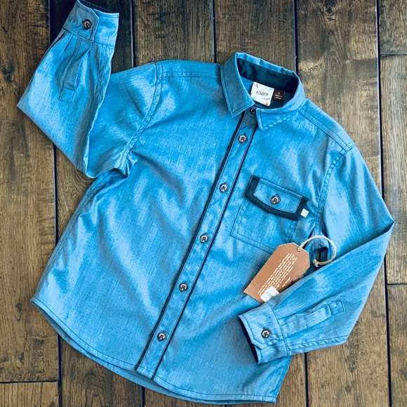 NWT Fore!! Axel & Hudson Boys’ Button-Down Shirt - Picture 1 of 8